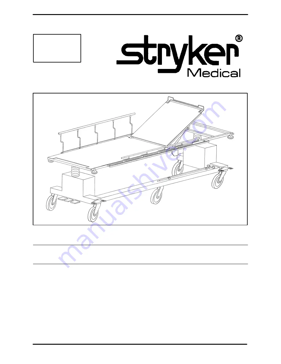 Stryker Medical 1075 Скачать руководство пользователя страница 1