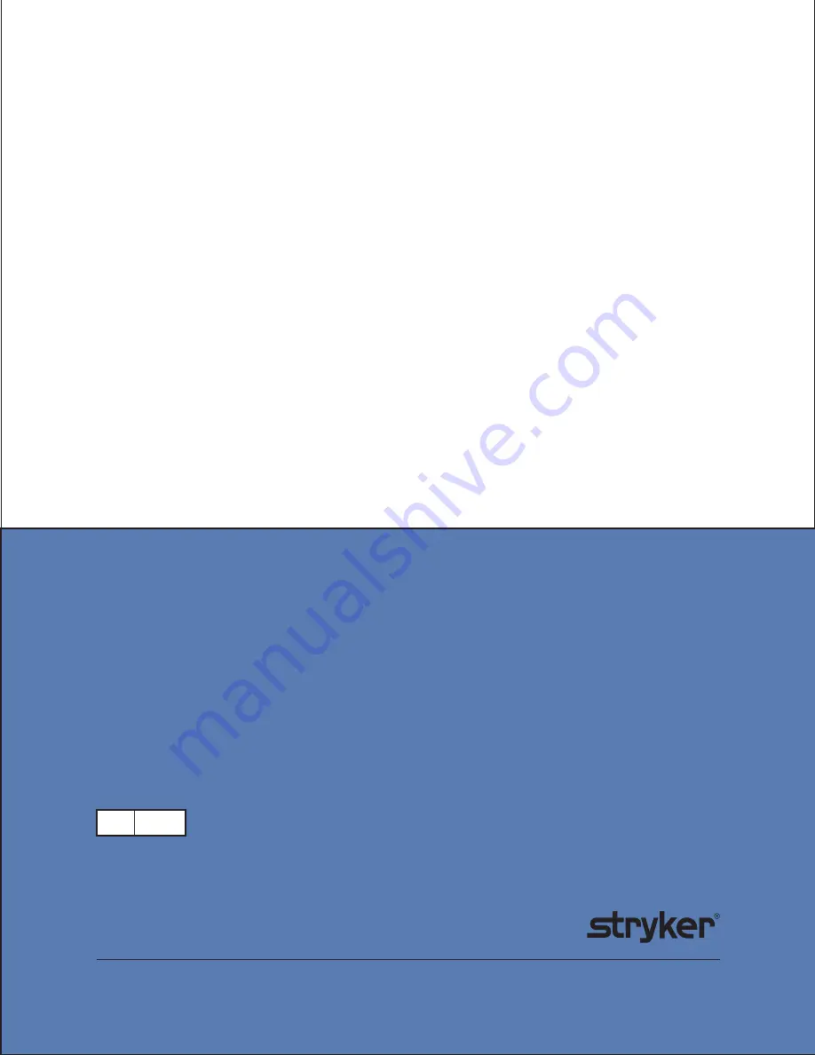 Stryker 2131 Operation Manual Download Page 496