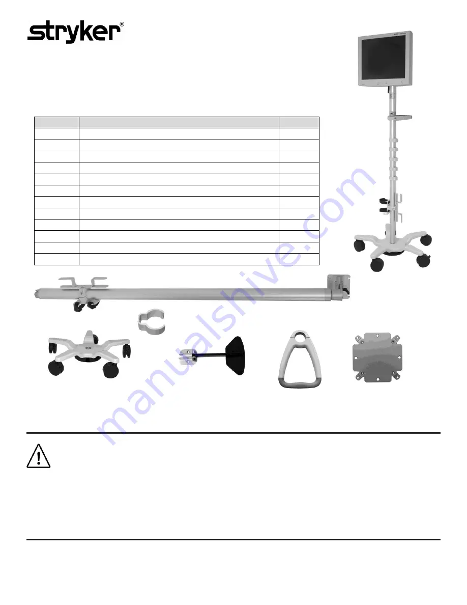 Stryker 240-099-109 Operating And Maintenance Manual Download Page 61