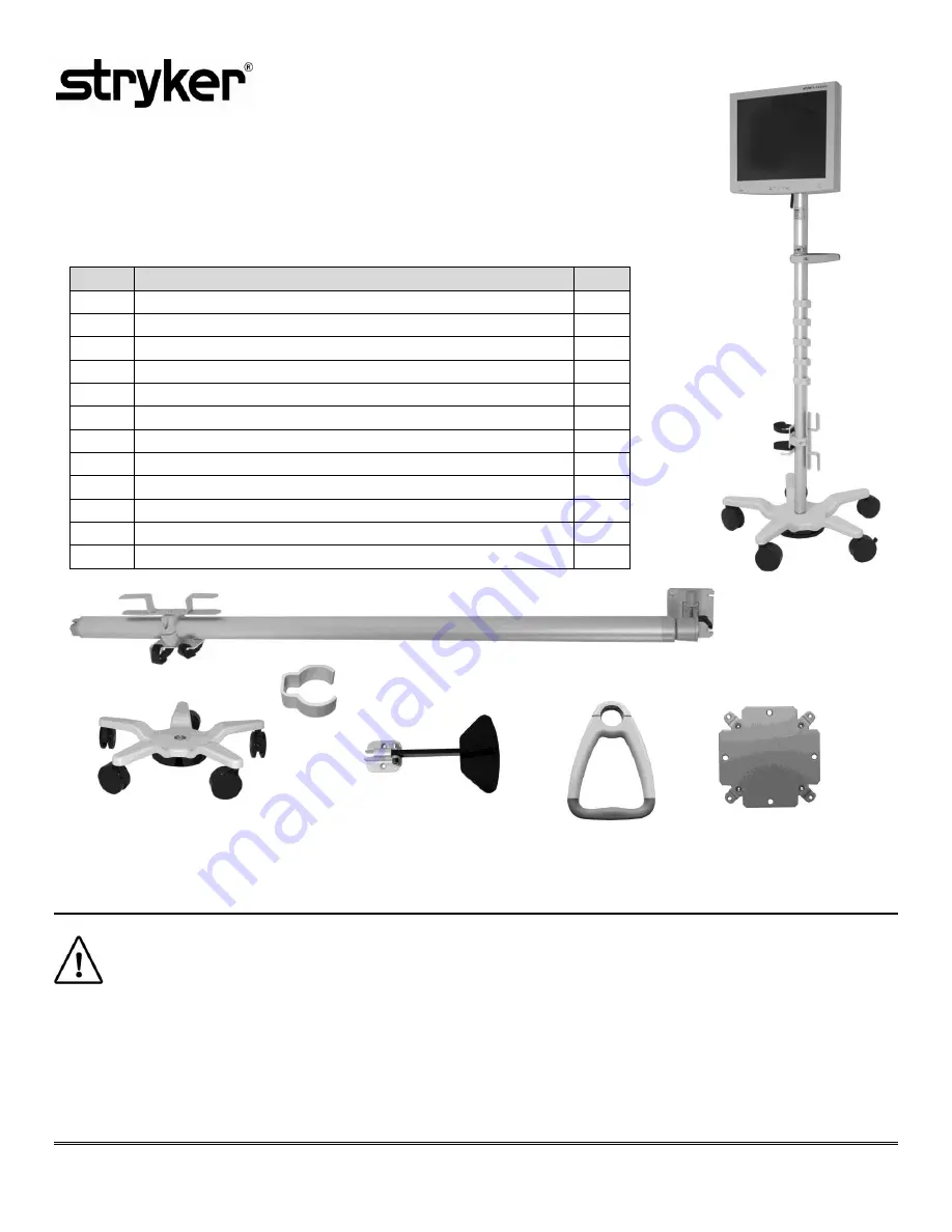 Stryker 240-099-109 Operating And Maintenance Manual Download Page 125