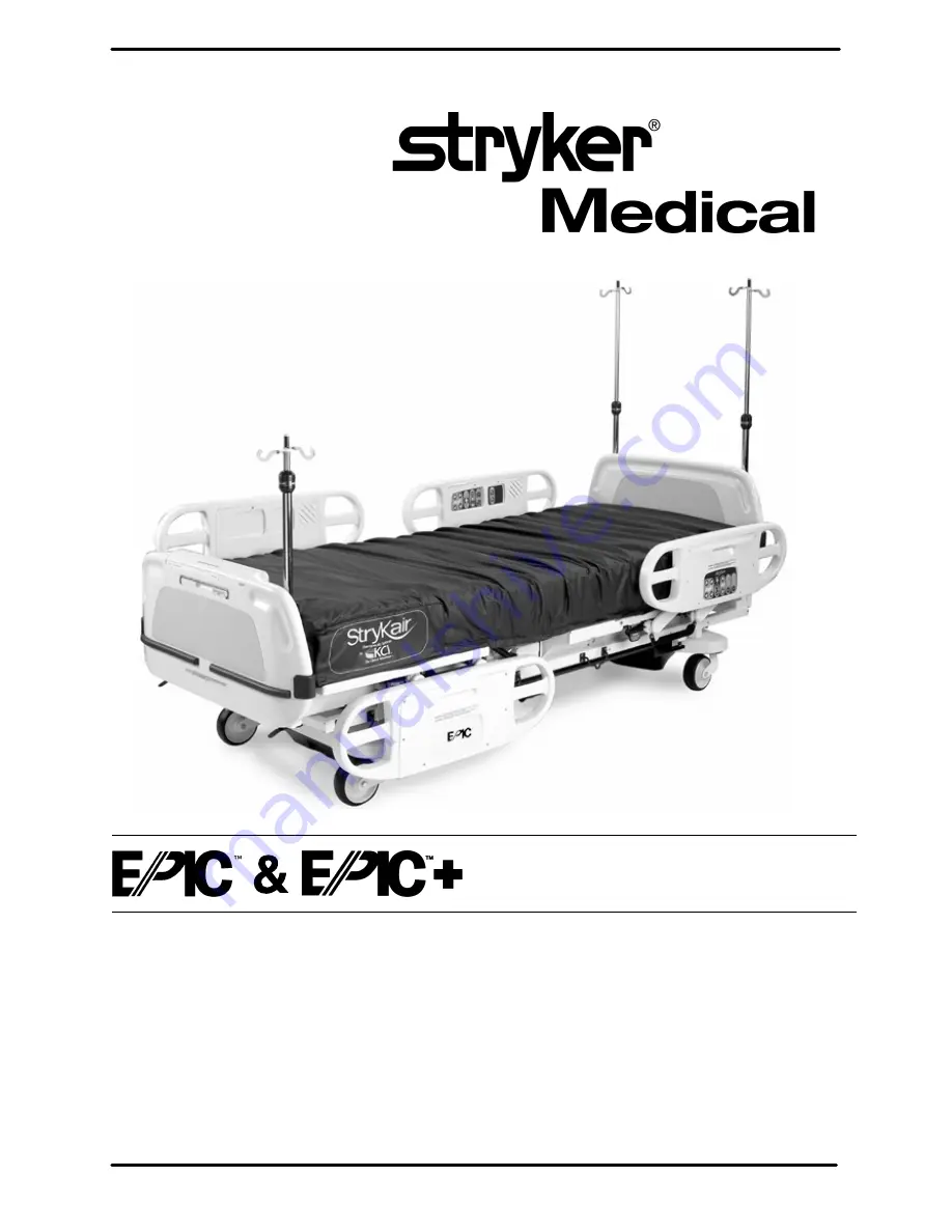 Stryker Epic Operation Manuals Download Page 1