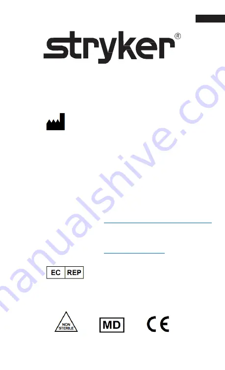 Stryker HH1001 Main Arm Instructions For Use Manual Download Page 74