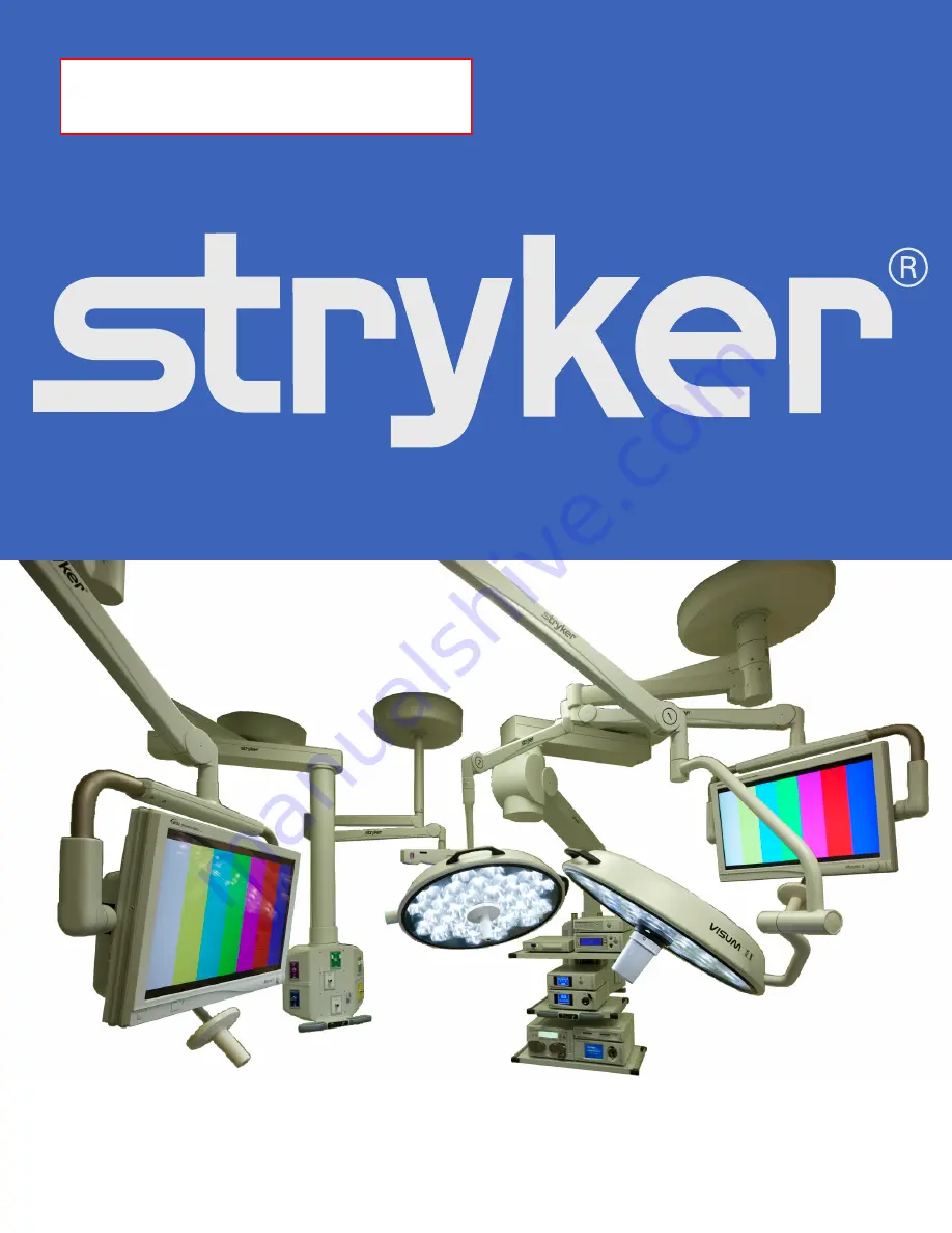 Stryker MMP200 Installation And Service Manual Download Page 1