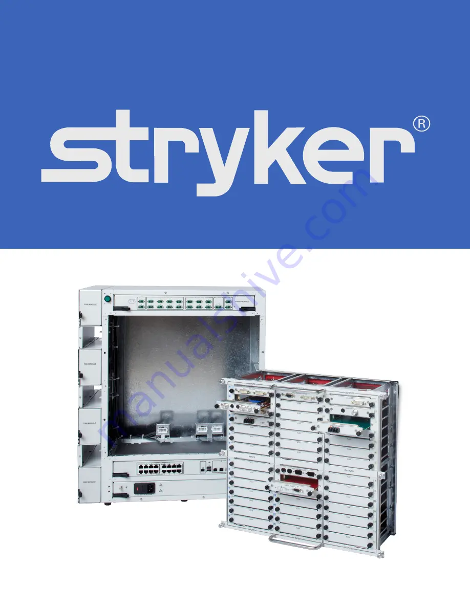 Stryker Operating Room Information System Preinstallation Manual Download Page 1