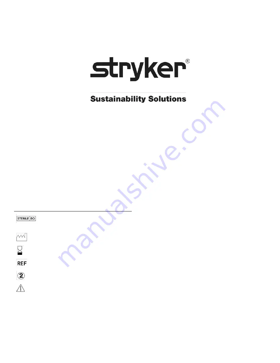 Stryker Reprocessed Ultrasonic Focus Instructions For Use Download Page 1