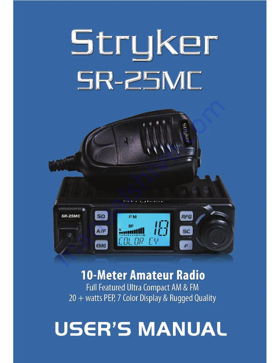 Stryker SR-25MC User Manual Download Page 1