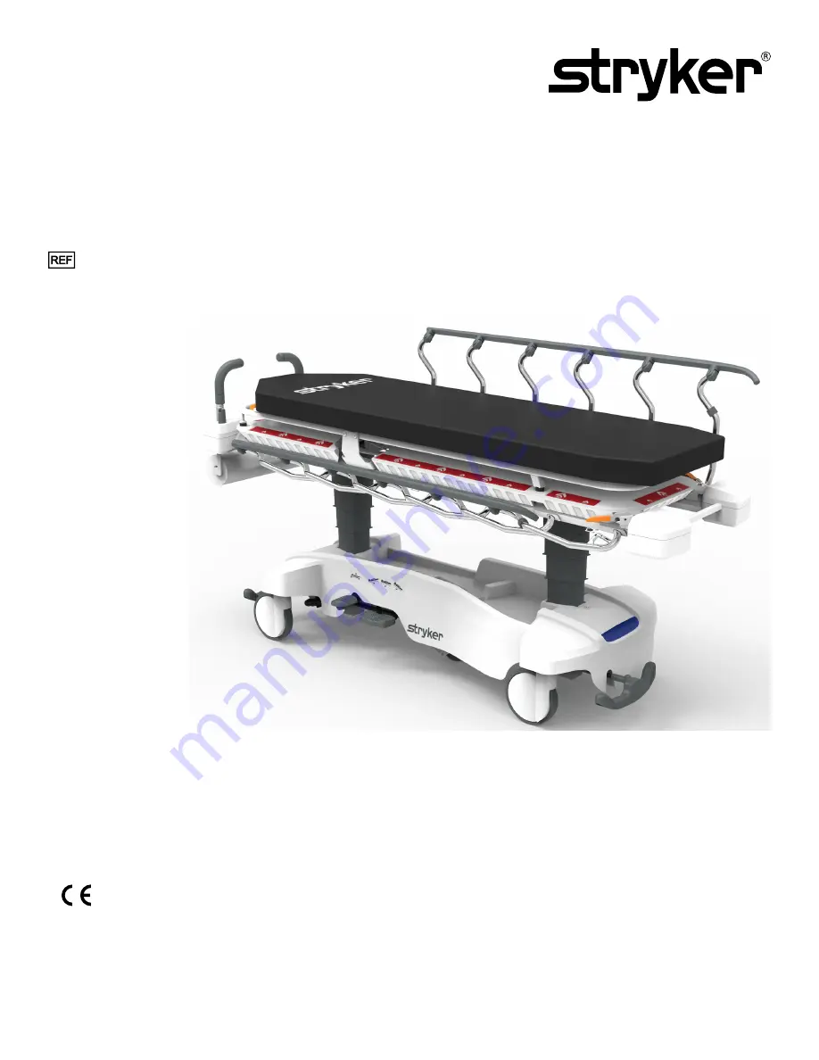 Stryker Stretcher ST1 Operation Manual Download Page 1