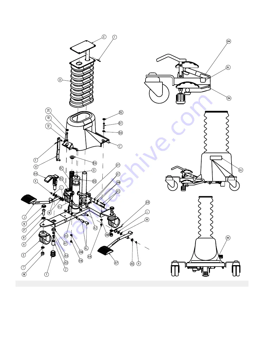 Stryker Surgistool 0830 Скачать руководство пользователя страница 14