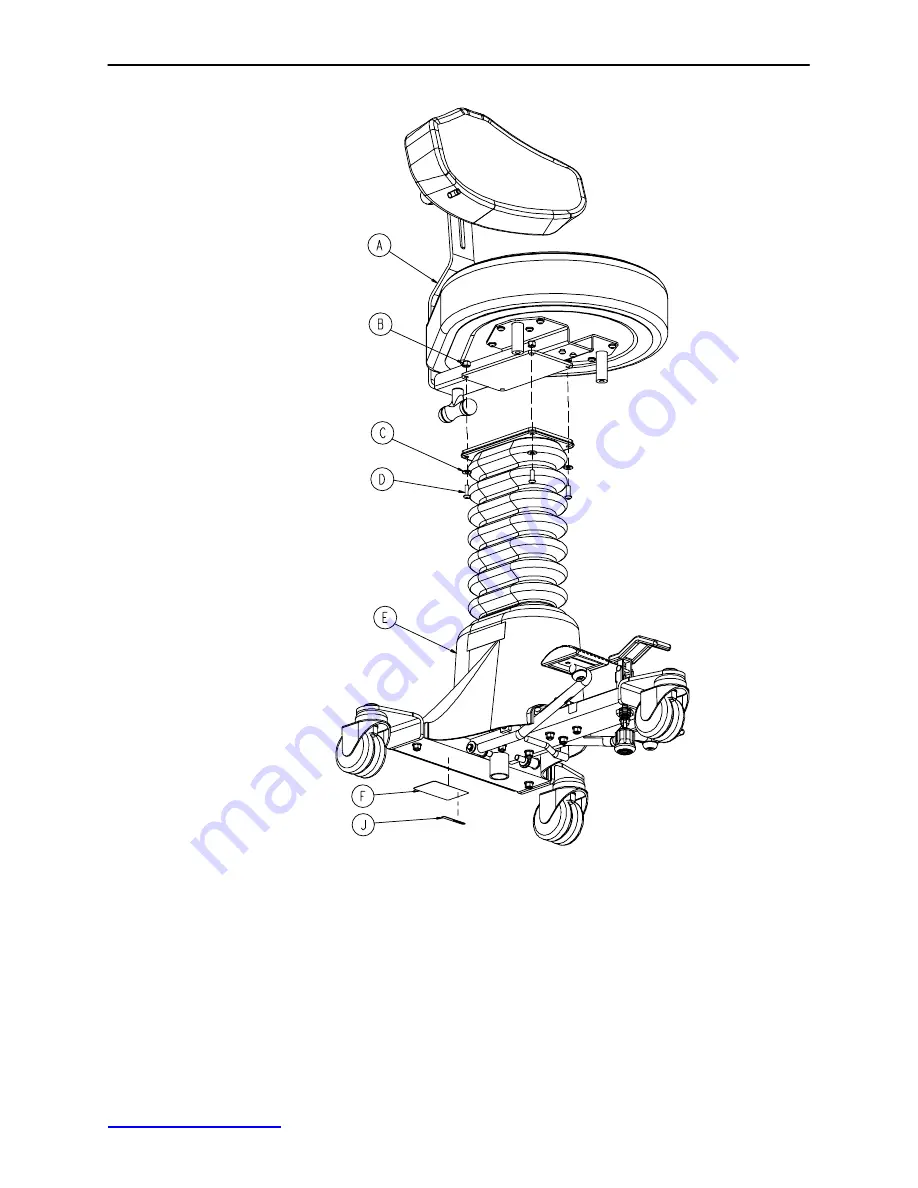 Stryker Surgistool 830 Manual Download Page 12