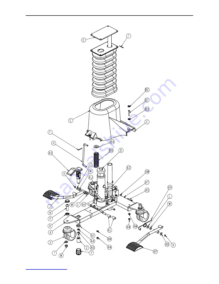 Stryker Surgistool 830 Manual Download Page 17