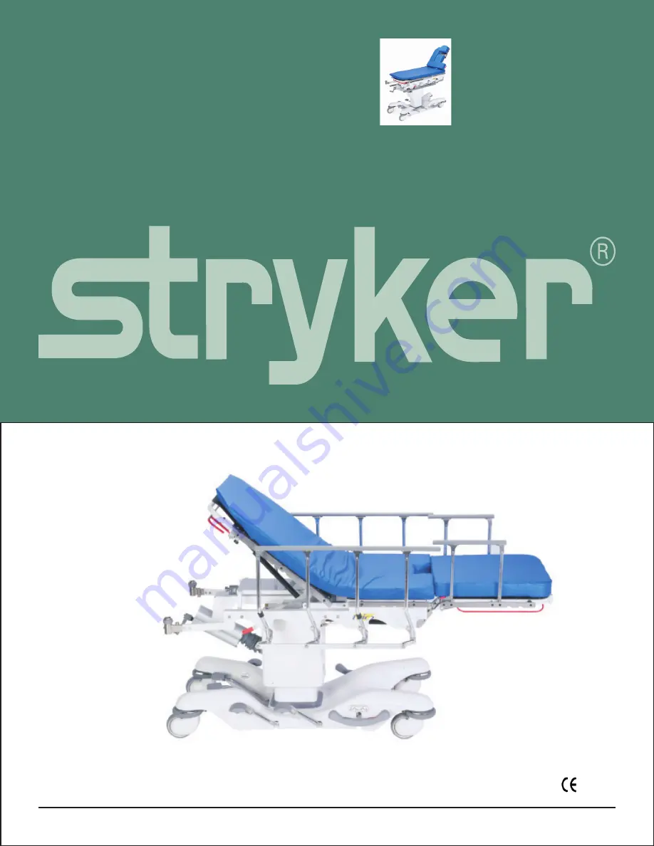 Stryker Trio 1033 Maintenance Manual Download Page 1