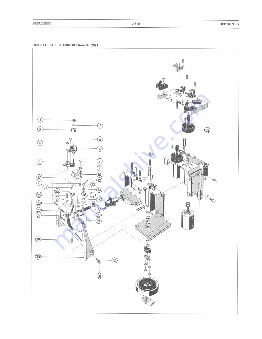 Studer a710 Service Instructions Manual Download Page 106