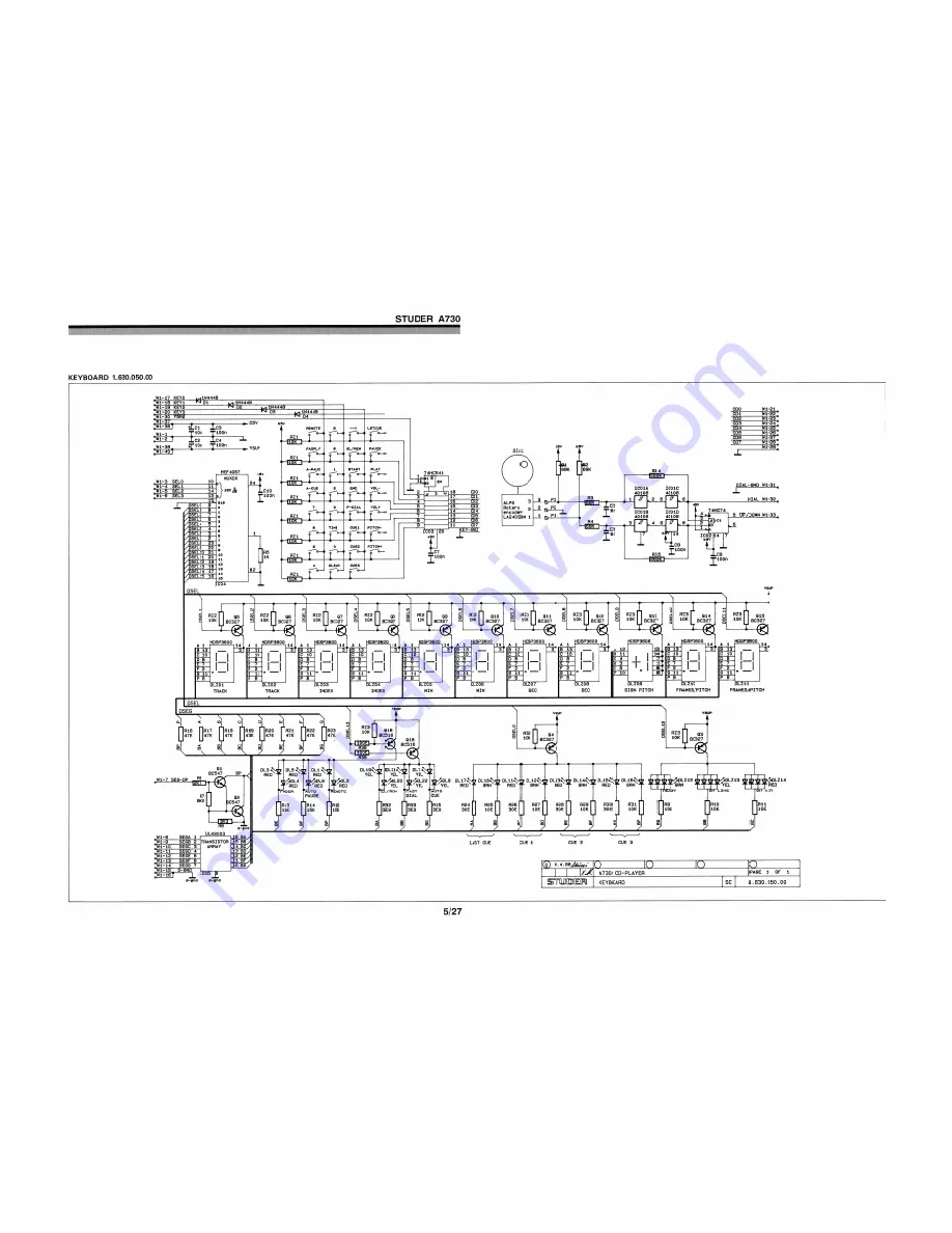 Studer A730 Скачать руководство пользователя страница 165