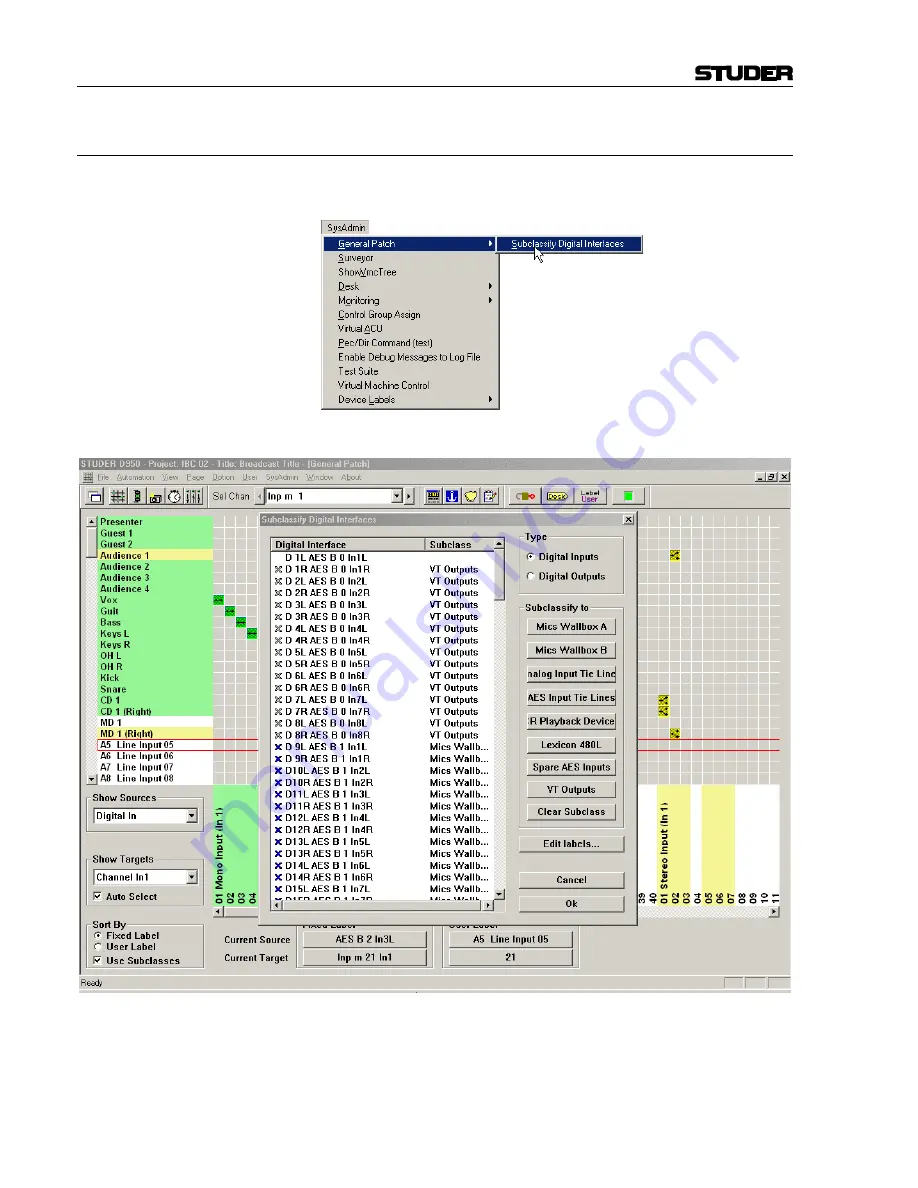 Studer Vista Operating Instructions Manual Download Page 238