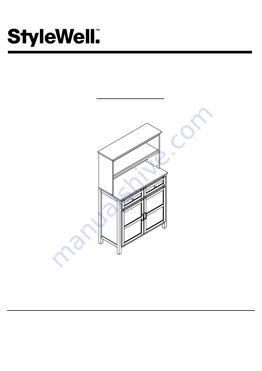 StyleWell 1004237615 Скачать руководство пользователя страница 1