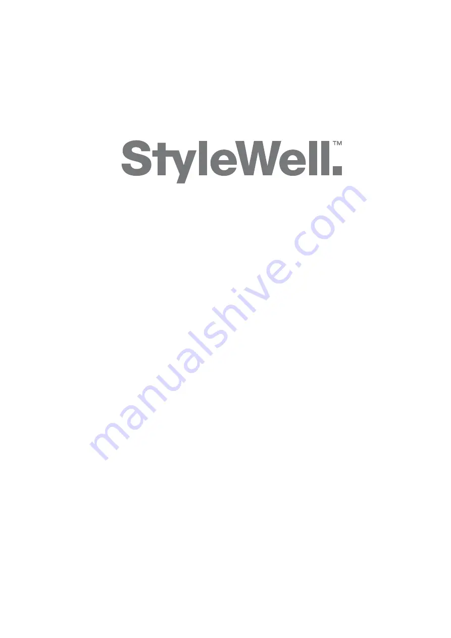 StyleWell 1007512383 Скачать руководство пользователя страница 18