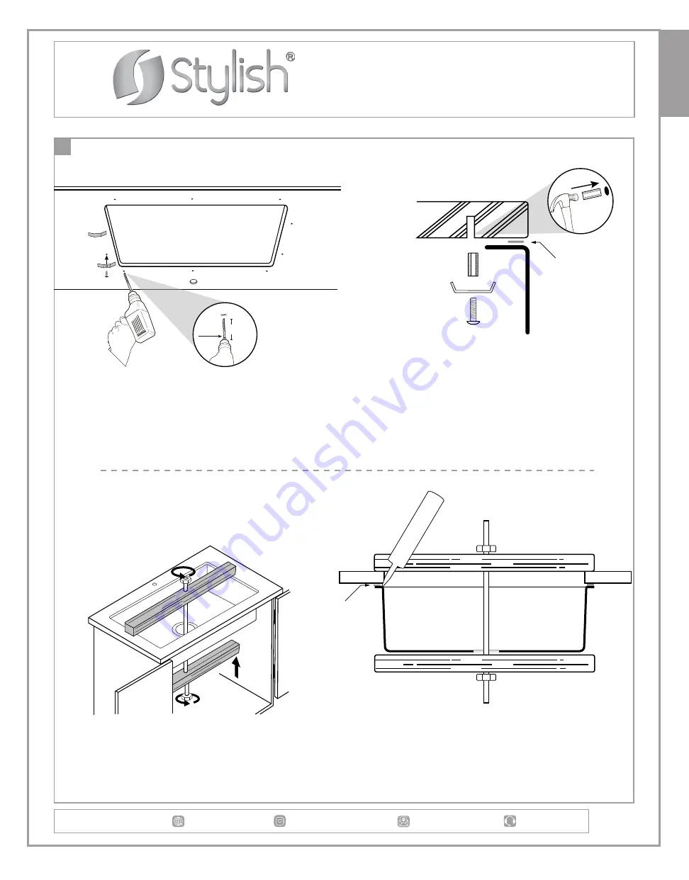 Stylish UNDERMOUNT Скачать руководство пользователя страница 3