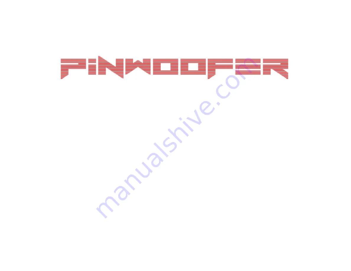 SubDude Audio PINWOOFER Instructions Manual Download Page 2