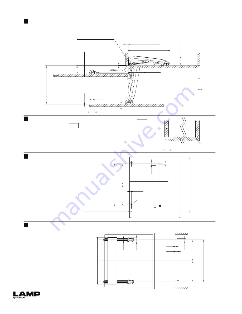 SUGATSUNE MonoFlat LIN-X hinge Скачать руководство пользователя страница 2