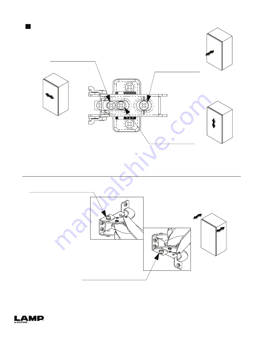 SUGATSUNE MonoFlat LIN-X hinge Instruction Manual Download Page 4