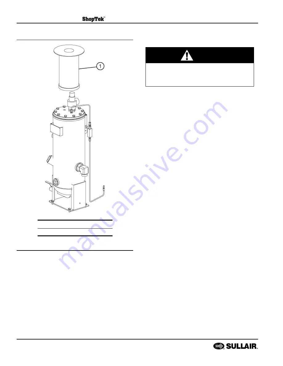 Sullair ShopTek ST18 Operation & Maintenance Manual Download Page 38