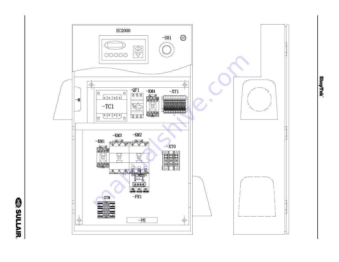 Sullair ShopTek ST18 Operation & Maintenance Manual Download Page 62