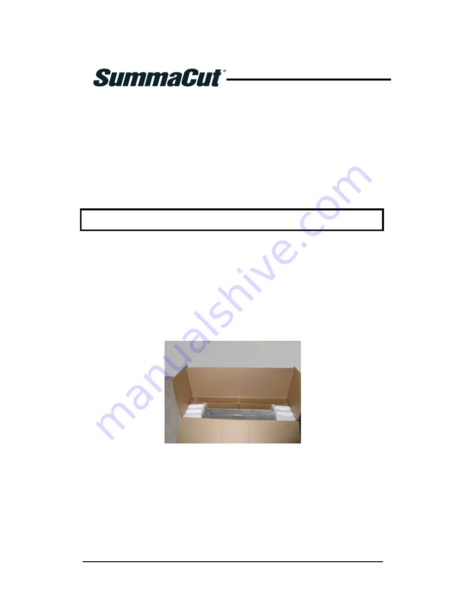 Summa SummaCut D120 User Manual Download Page 11