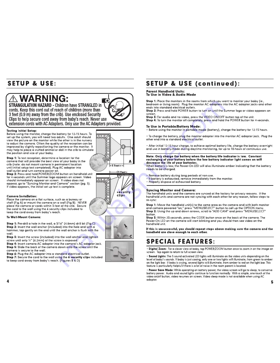 Summer 28950 Instruction Manual Download Page 4