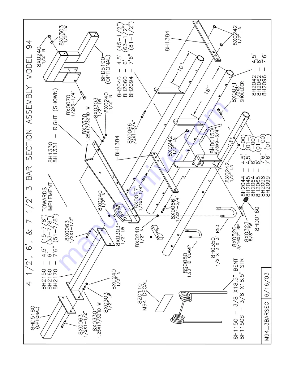 Summers M104 Operator'S Manual Download Page 11