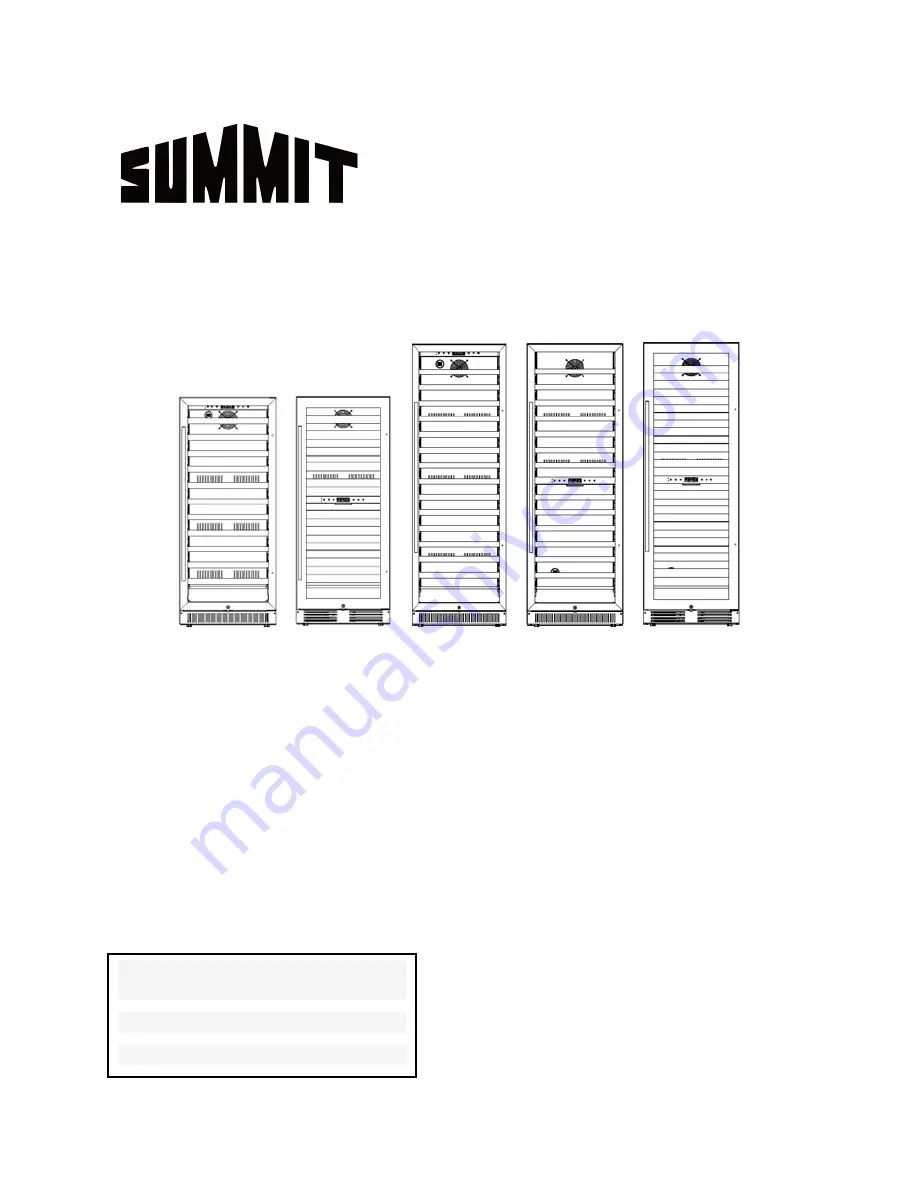 Summit LWC1Z193 Скачать руководство пользователя страница 22