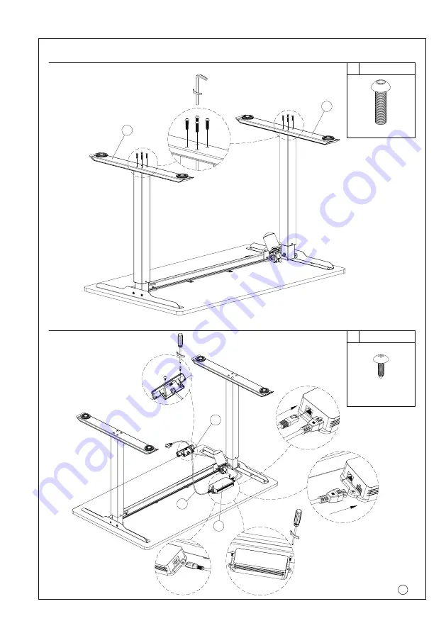 Sun-Flex DESKFRAME 600602 Assembly Manual Download Page 110