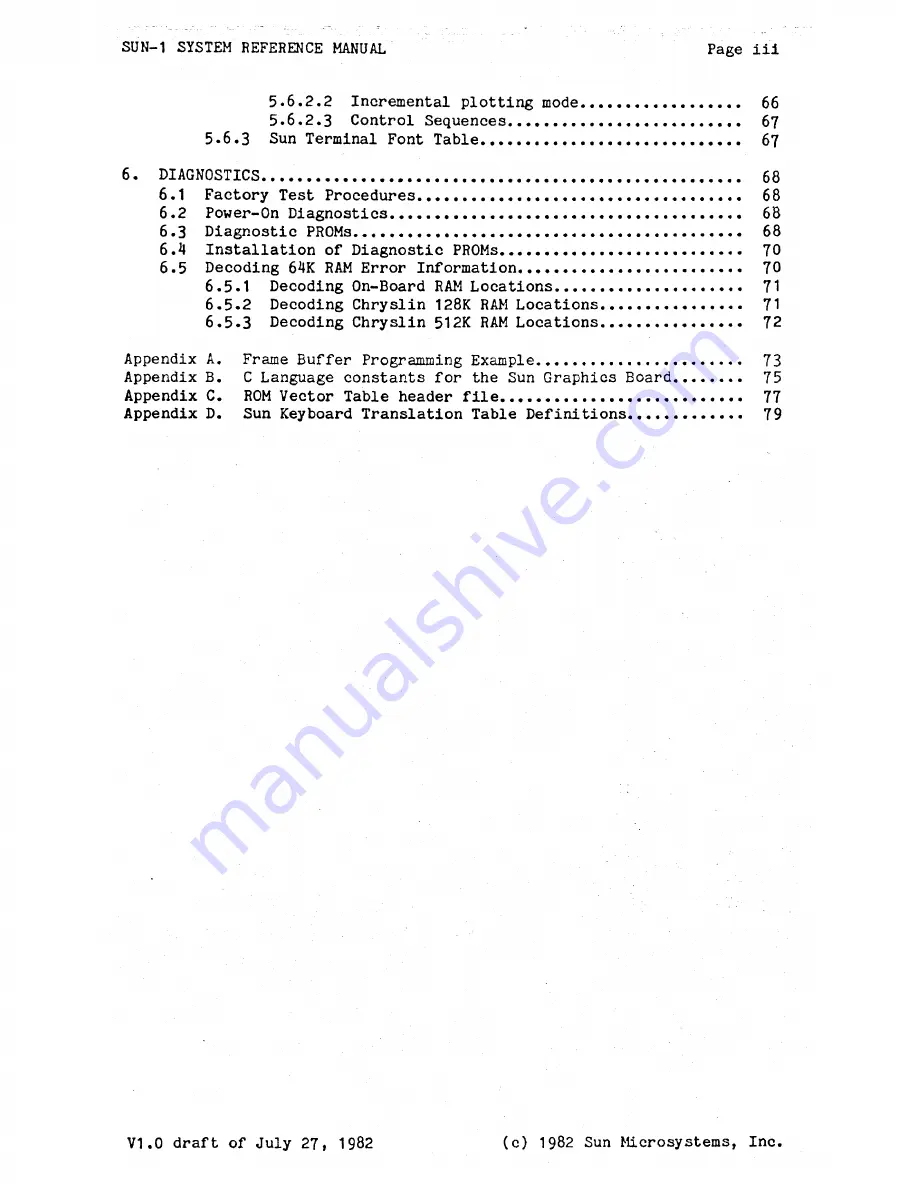 Sun Microsystems Sun-1 Reference Manual Download Page 4