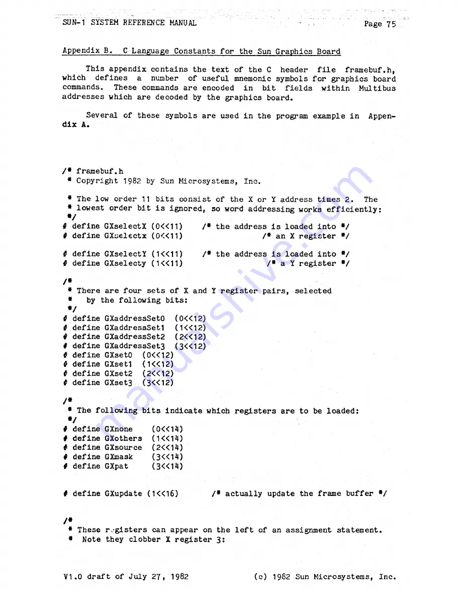 Sun Microsystems Sun-1 Reference Manual Download Page 80