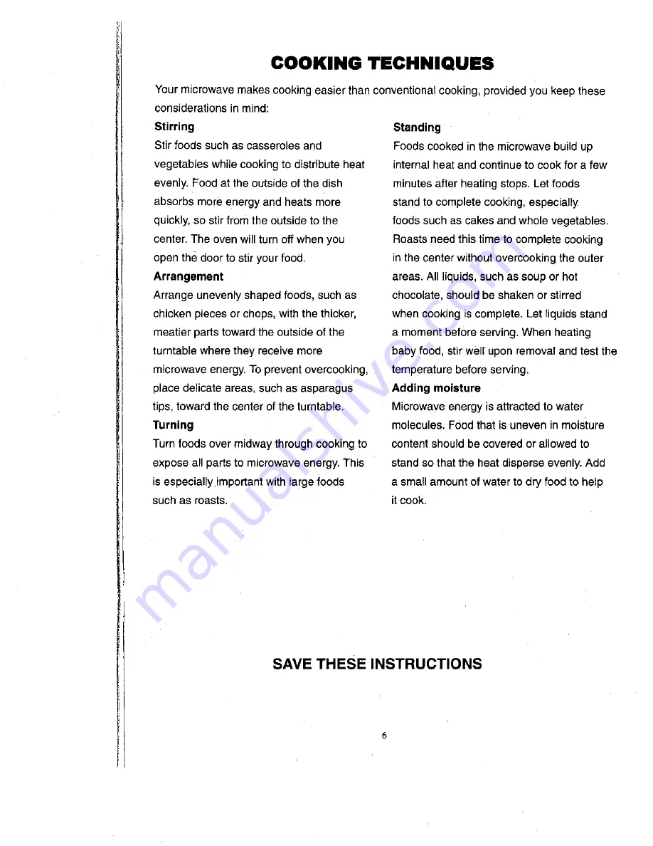 Sunbeam SMW770 Owner'S Manual Download Page 7