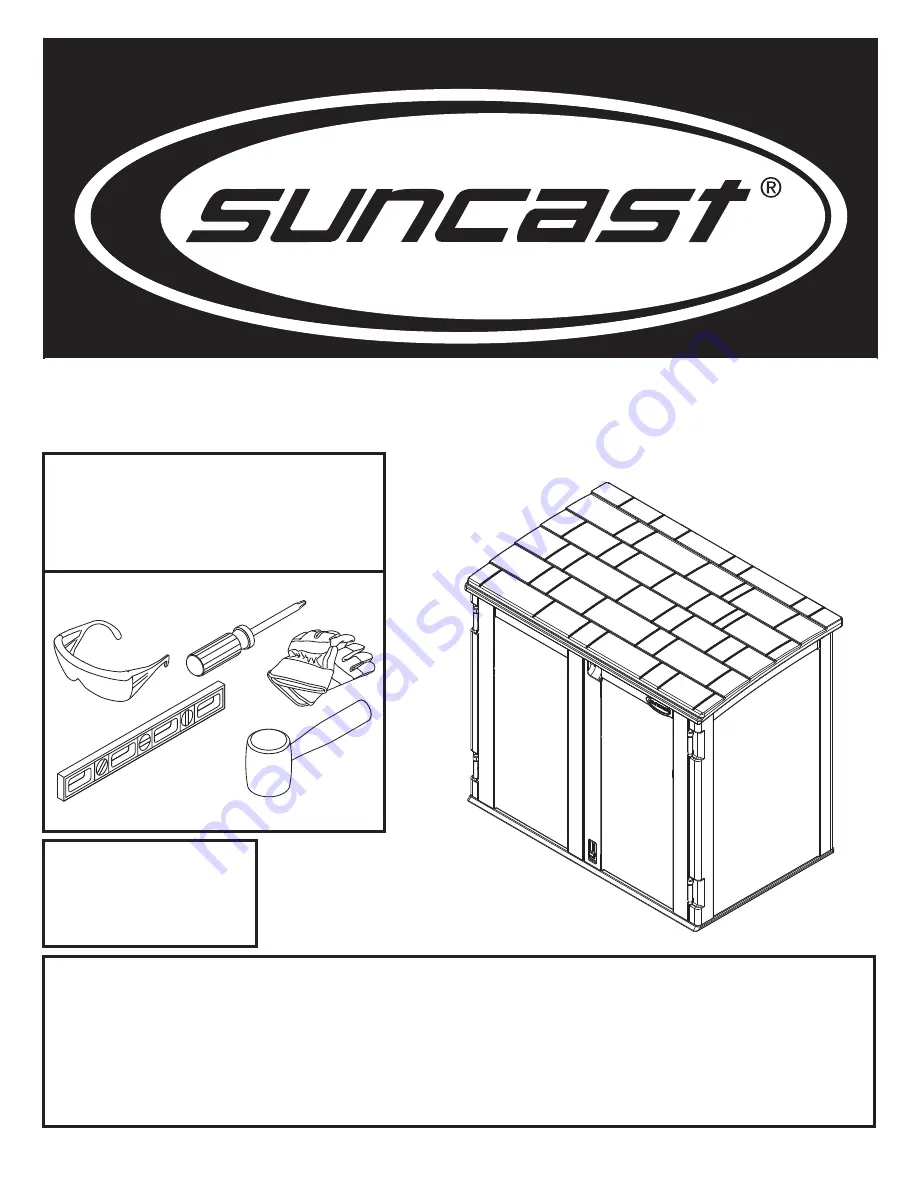 Suncast BMS2500 Скачать руководство пользователя страница 1