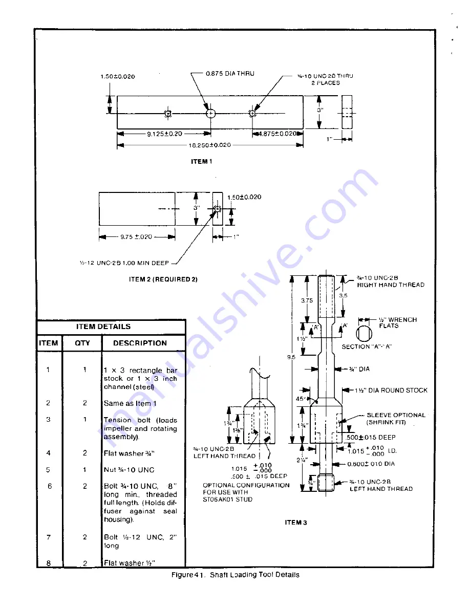 Sundyne LMV-333 Instruction And Operation Manual Download Page 63