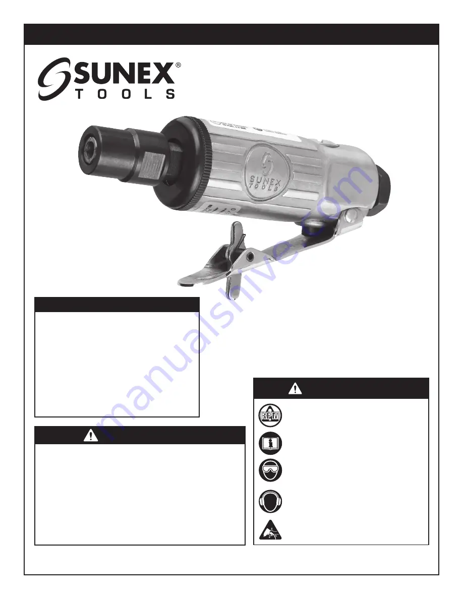 Sunex SX231B Скачать руководство пользователя страница 6