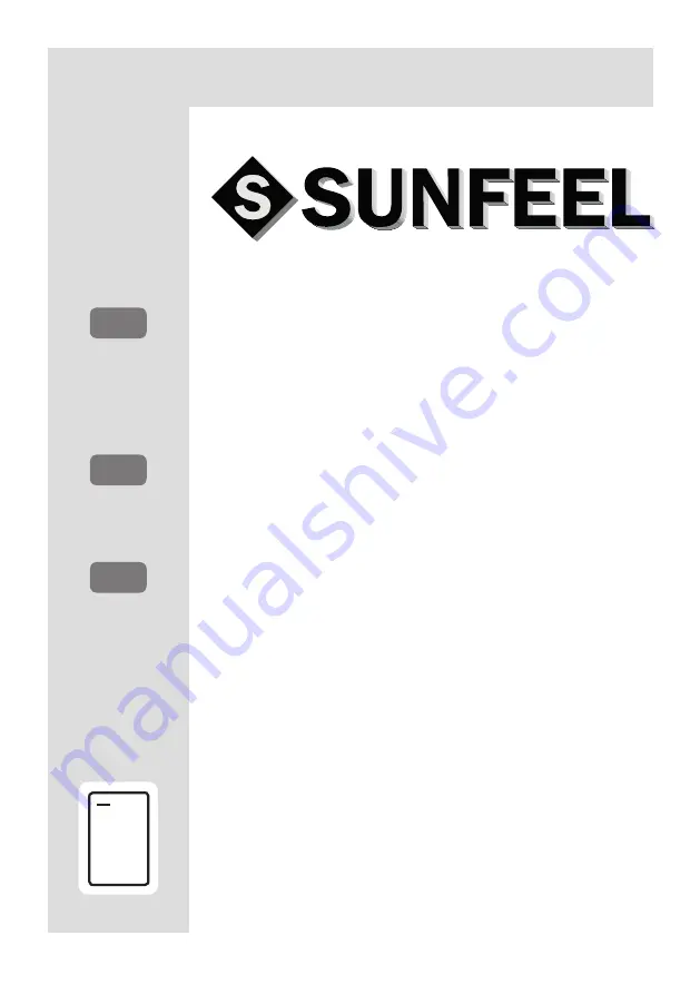 SUNFEEL FG854SC A+ Instruction Booklet Download Page 1