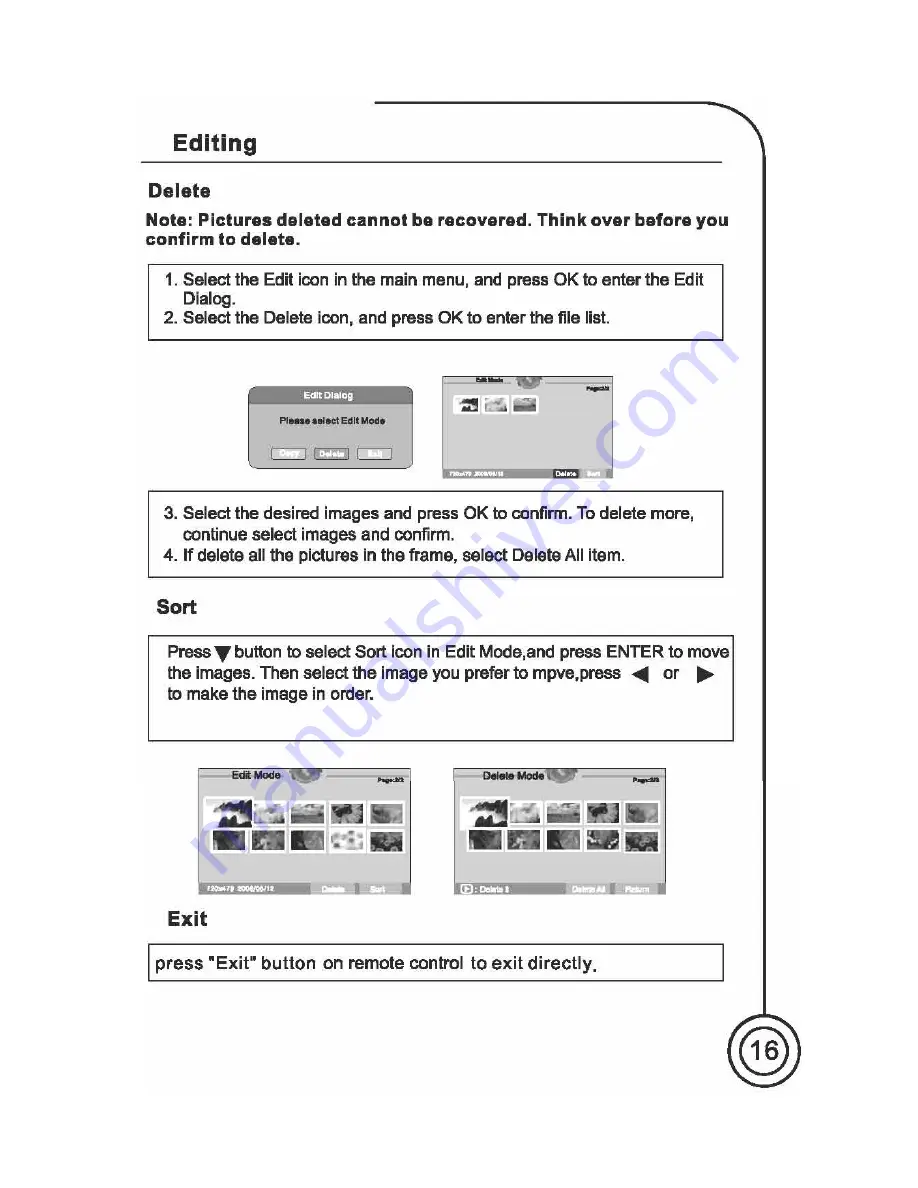 Sungale PF703 User Manual Download Page 17