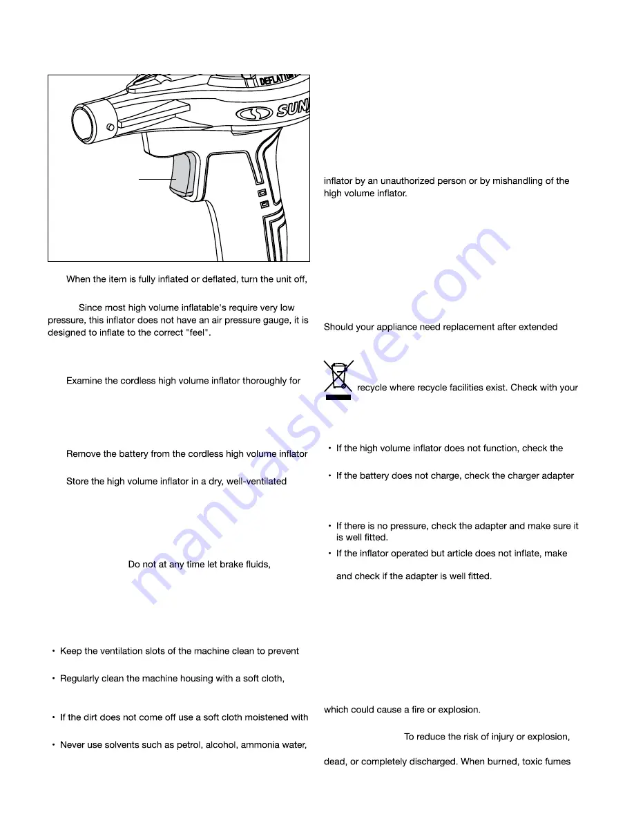 sunjoe 24V-AJV-CT-RM Скачать руководство пользователя страница 12