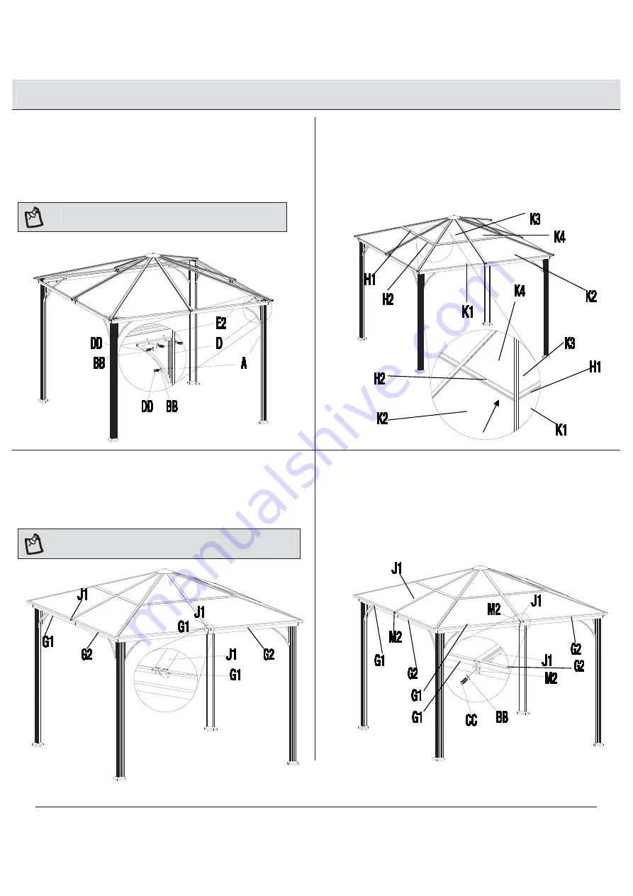 Sunjoy 1000 831 243 Use And Care Manual Download Page 10