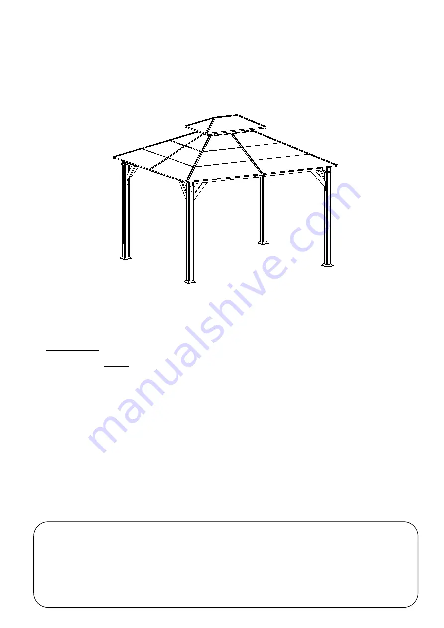 Sunjoy 110102003 Assembly Instructions Manual Download Page 1