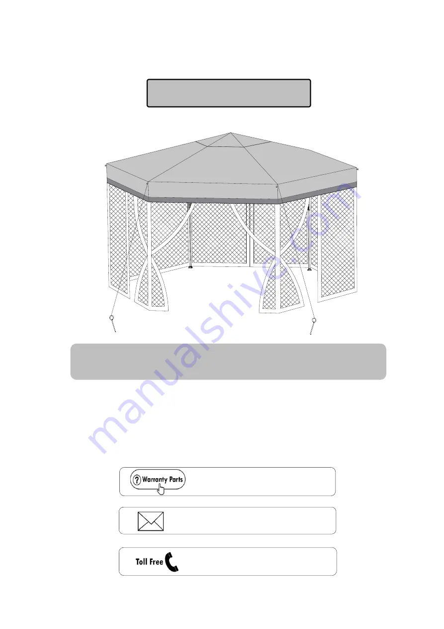 Sunjoy A101012602 Manual Download Page 1