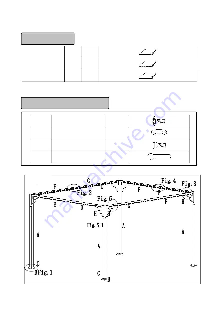 Sunjoy L-GZ215PST-1E Assembly Instructions Manual Download Page 10