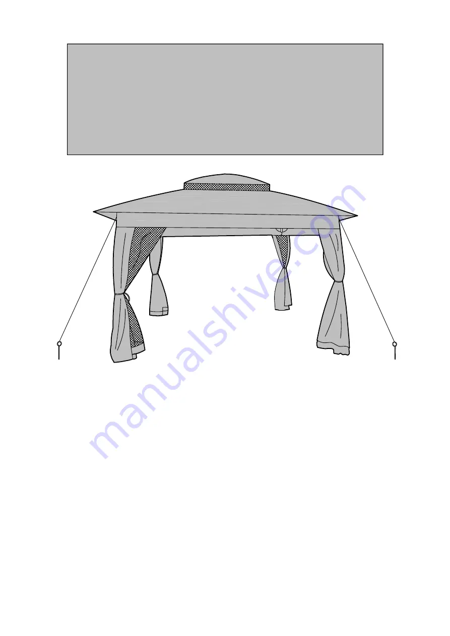 Sunjoy S-GZ001 Assembly Instruction Manual Download Page 1