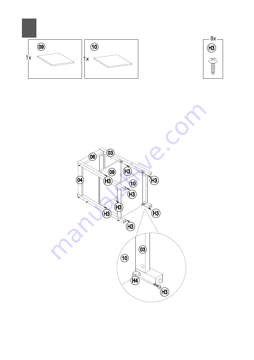 Sunjoy STUDIO SPACE G104003600 Скачать руководство пользователя страница 8