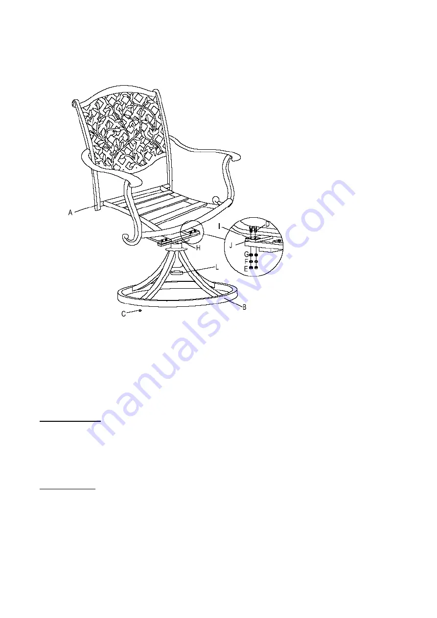 Sunjoy Vineyard L-BS507SAL Скачать руководство пользователя страница 3