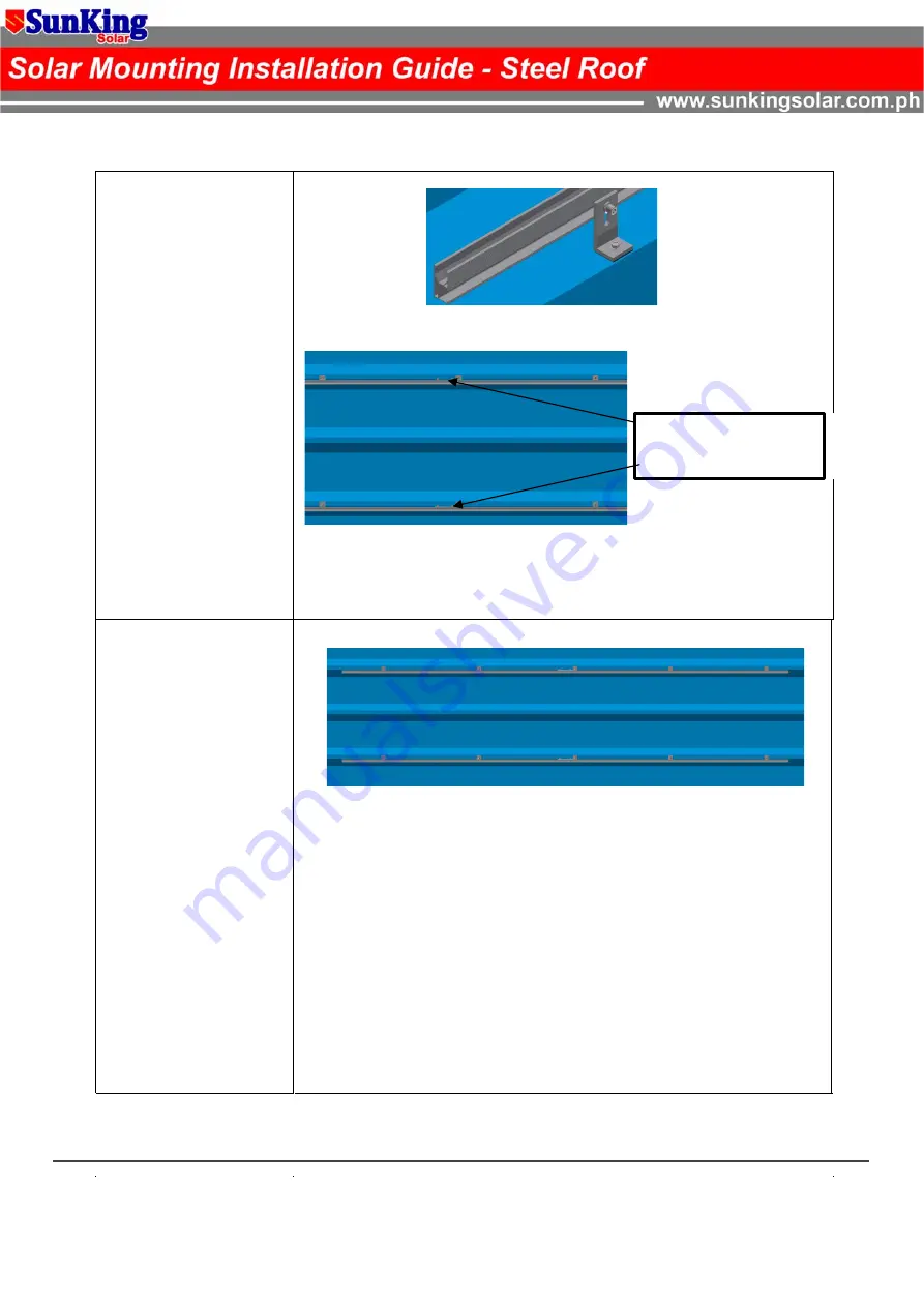 Sunking Solar L Feet Hook Скачать руководство пользователя страница 7