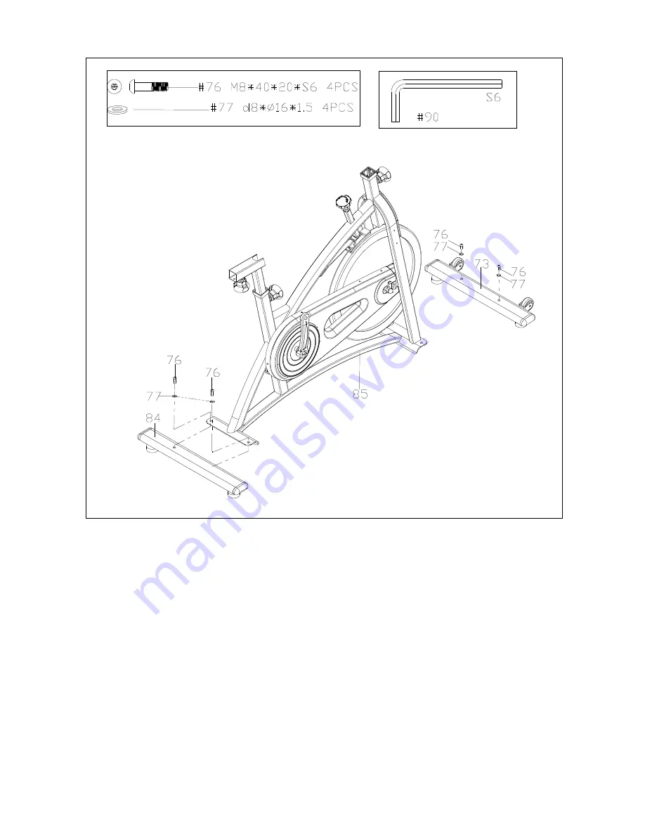 Sunny Health & Fitness SF-B1423C User Manual Download Page 8