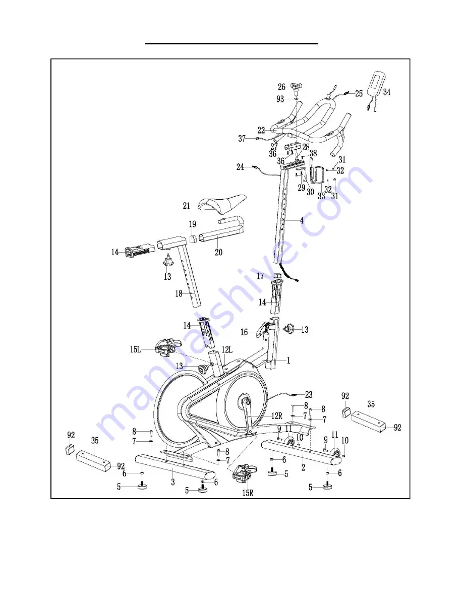 Sunny Health & Fitness SF-B1709 User Manual Download Page 3